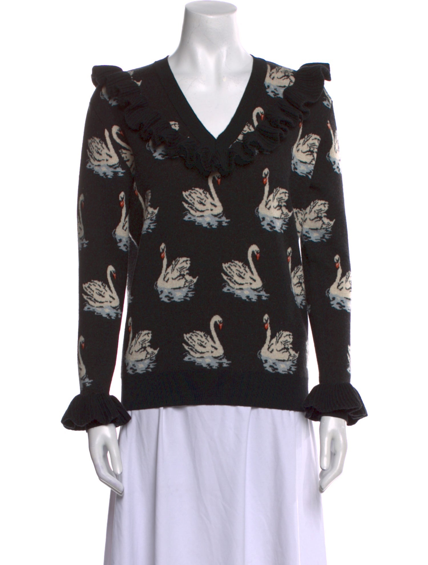 Stella McCartney Virgin Wool Printed Sweater