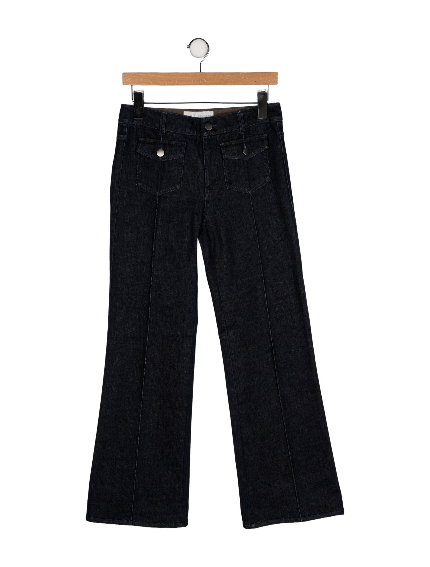 Stella McCartney Mid-Rise Wide Leg Jeans