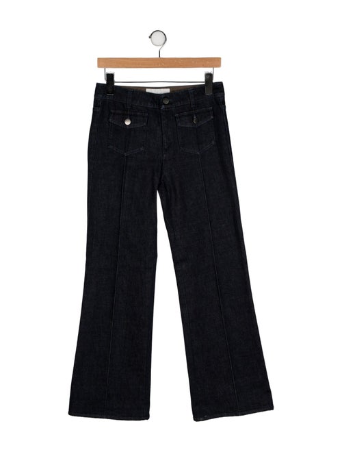 Stella McCartney Mid-Rise Wide Leg Jeans