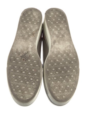 Stella McCartney Leather Wedge Sneakers