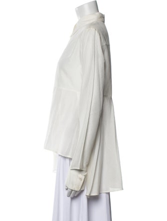 Stella McCartney Long Sleeve Button-Up Top