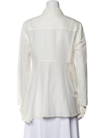 Stella McCartney Long Sleeve Button-Up Top