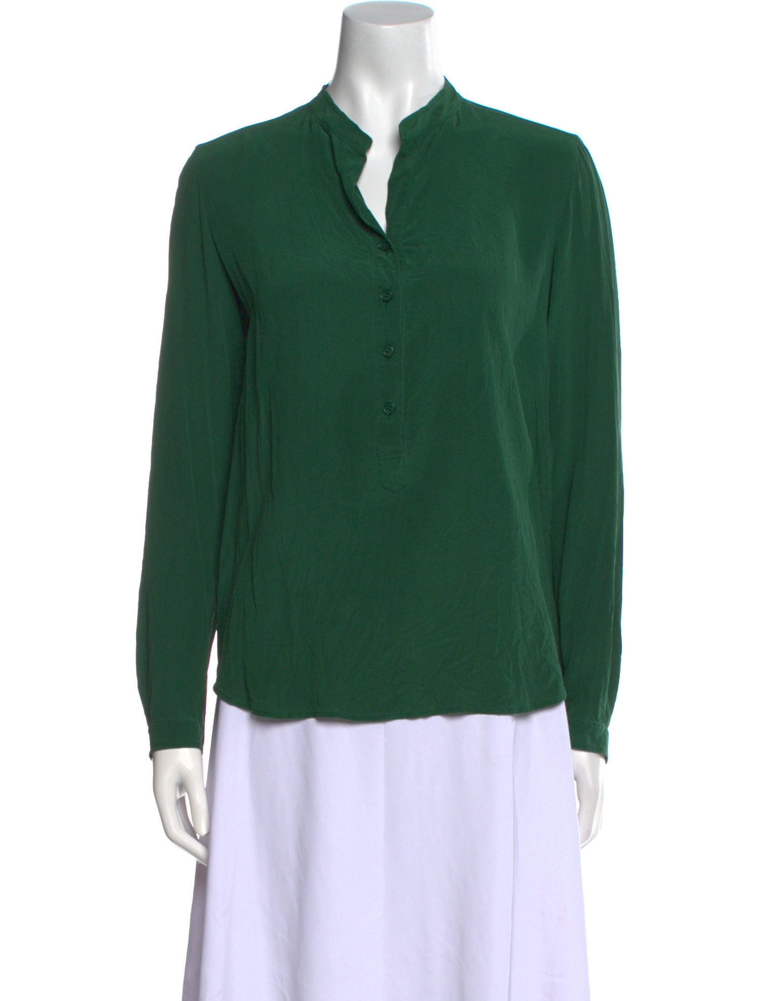 Stella McCartney Silk V-Neck Polo