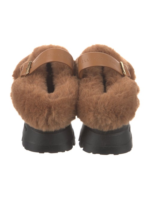 Stella McCartney Vegetarian Leather Lasercut Accents Lace-Up Boots