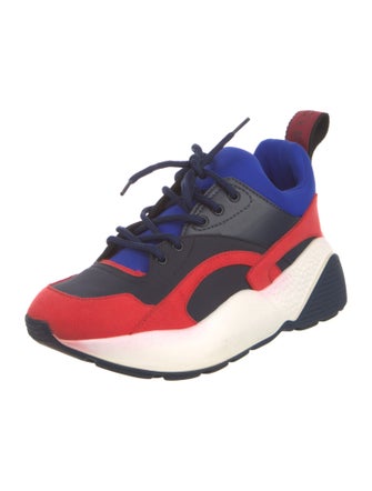 Stella McCartney Neoprene Colorblock Pattern Chunky Sneakers