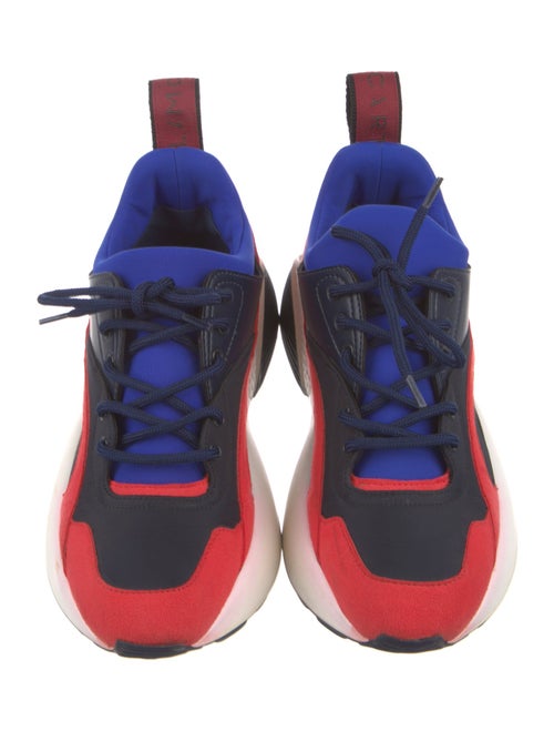 Stella McCartney Neoprene Colorblock Pattern Chunky Sneakers