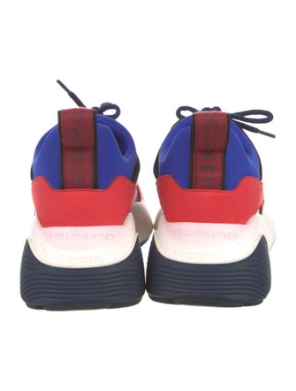 Stella McCartney Neoprene Colorblock Pattern Chunky Sneakers
