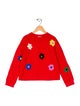 Stella McCartney Girls Long Sleeve Floral Cotton Sweatshirt
