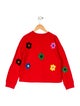 Stella McCartney Girls Long Sleeve Floral Cotton Sweatshirt