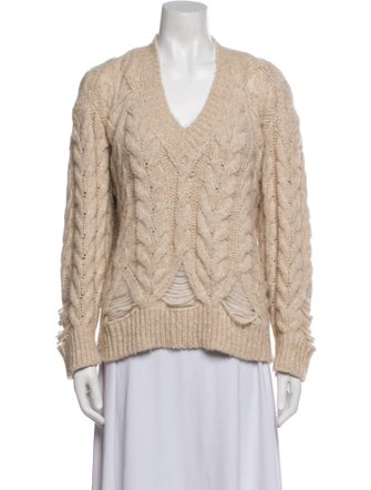 Stella McCartney Alpaca V-Neck Sweater