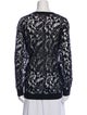 Stella McCartney Lace Pattern Scoop Neck Sweatshirt