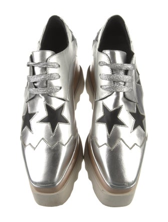 Stella McCartney Leather Printed Oxfords
