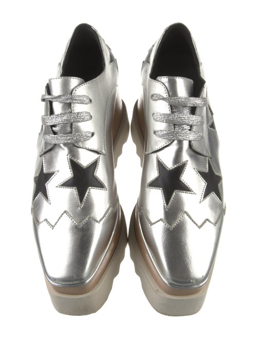 Stella McCartney Leather Printed Oxfords
