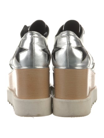 Stella McCartney Leather Printed Oxfords