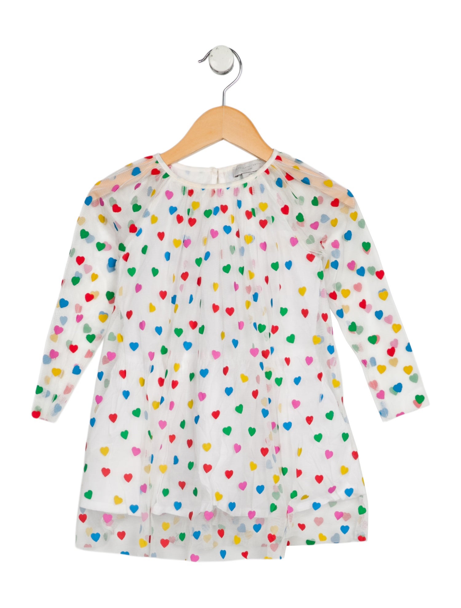 Stella McCartney Toddler Girls' Long Sleeve Mesh Dress
