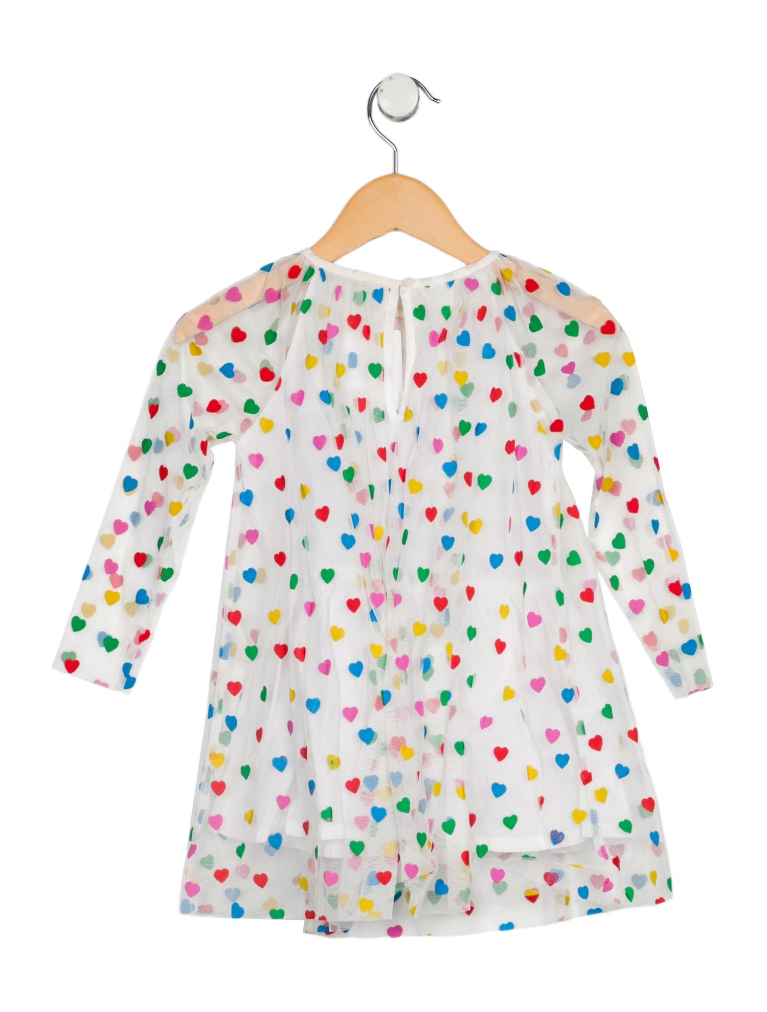 Stella McCartney Toddler Girls' Long Sleeve Mesh Dress