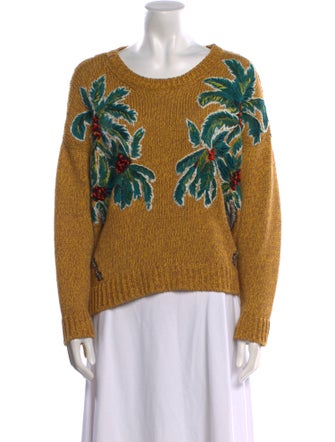 Stella McCartney Printed Scoop Neck Sweater