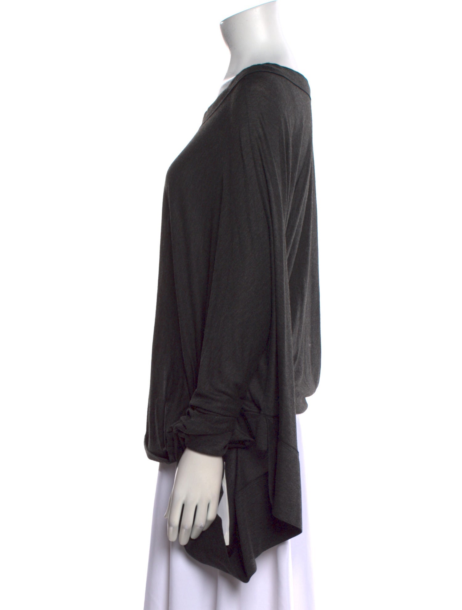 Stella McCartney Scoop Neck Long Sleeve Blouse