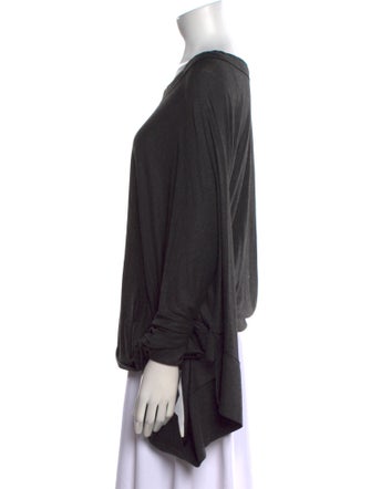 Stella McCartney Scoop Neck Long Sleeve Blouse