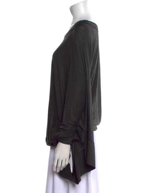 Stella McCartney Scoop Neck Long Sleeve Blouse