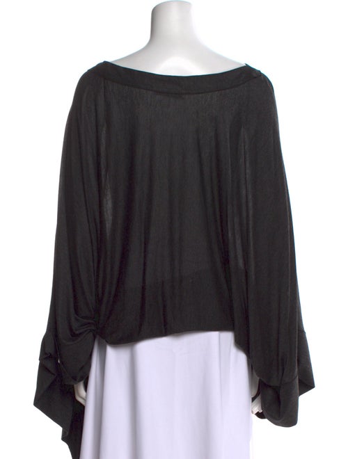 Stella McCartney Scoop Neck Long Sleeve Blouse