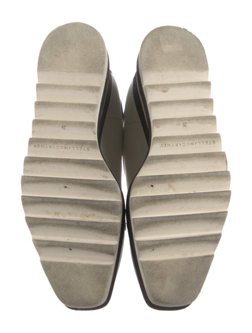 Stella McCartney Vegetarian Leather Wedge Sneakers