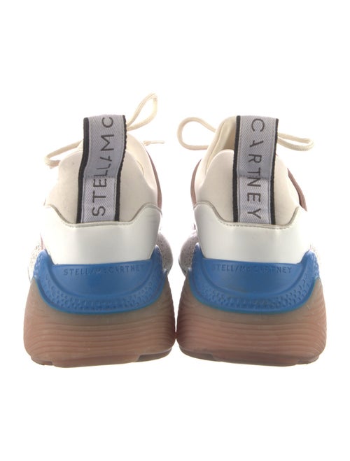 Stella McCartney Suede Colorblock Pattern Chunky Sneakers