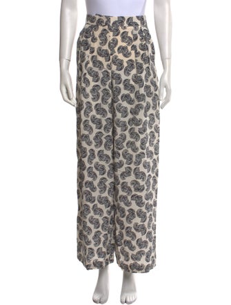 Stella McCartney Silk Wide Leg Pants