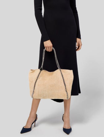 Stella McCartney Raffia Tote