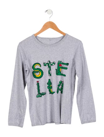 Stella McCartney Kids' Long Sleeve Graphic Shirt