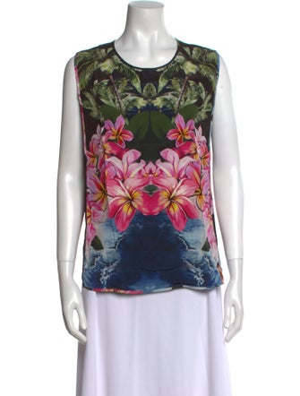 Stella McCartney Silk Floral Print Blouse