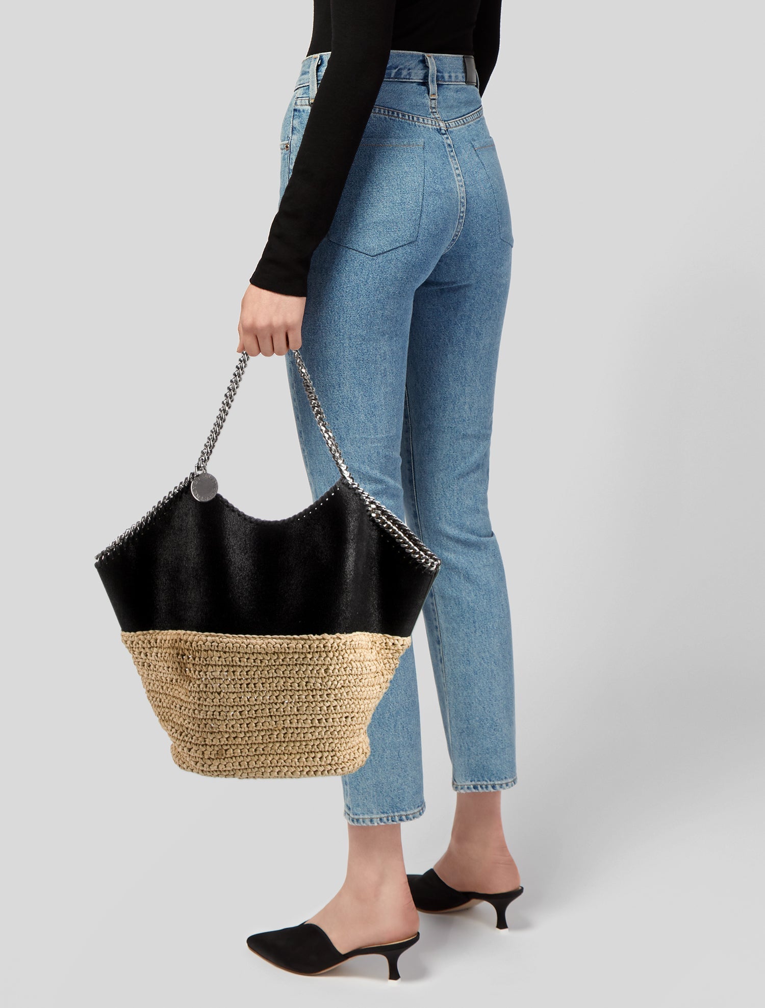 Stella McCartney Vegetarian Suede Bucket Bag
