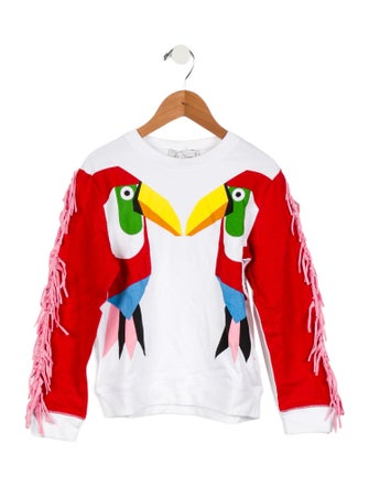 Stella McCartney Girls' Graphic Crew Neck Sweatshirt