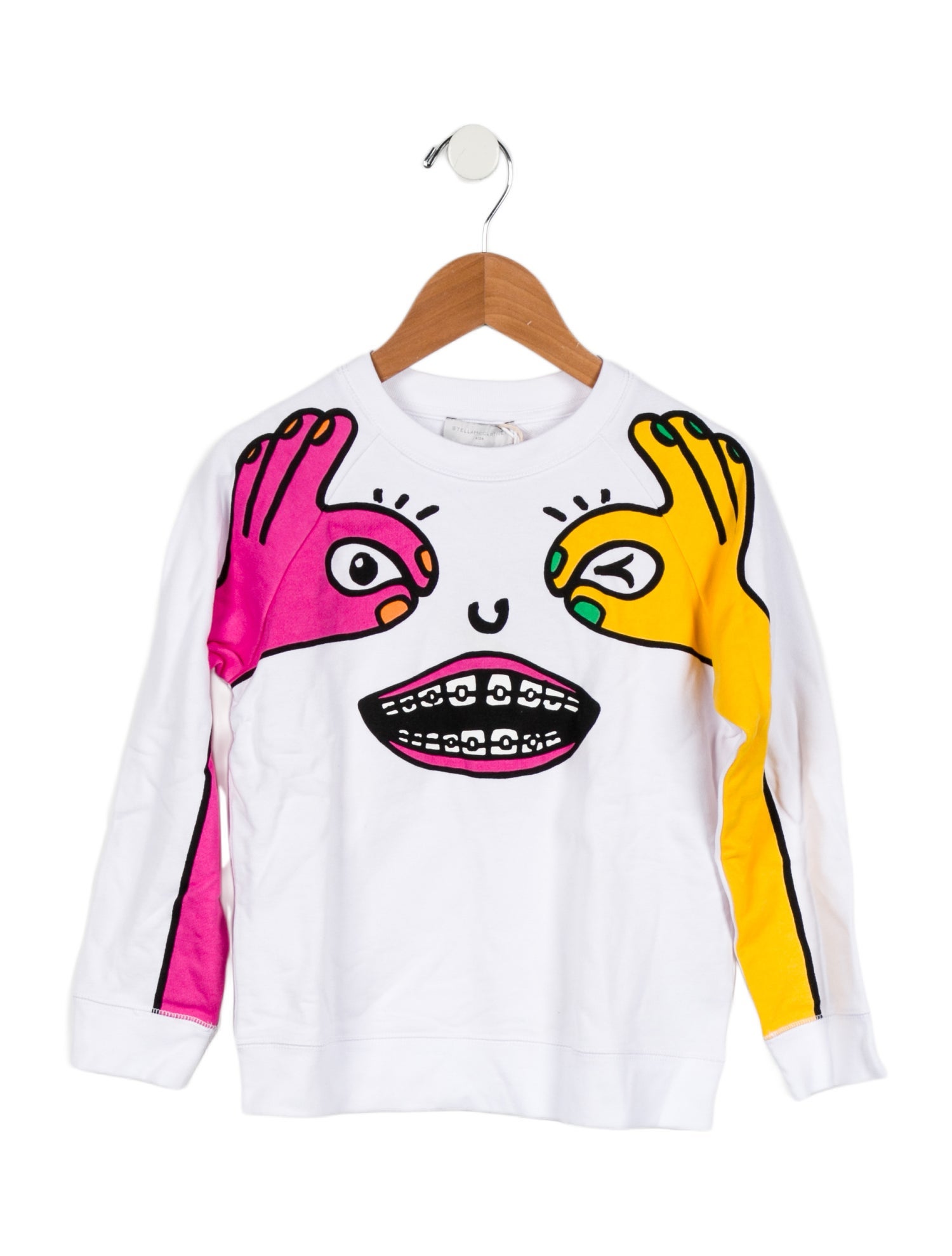 Stella McCartney Girls' Graphic Crew Neck Sweatshirt w/Tags