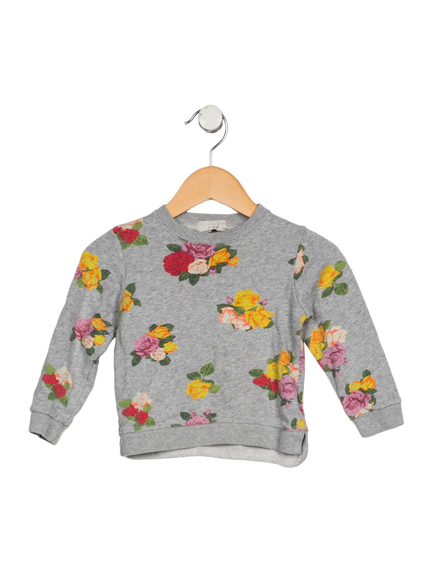 Stella McCartney Girls' Floral Print Sweatshirt
