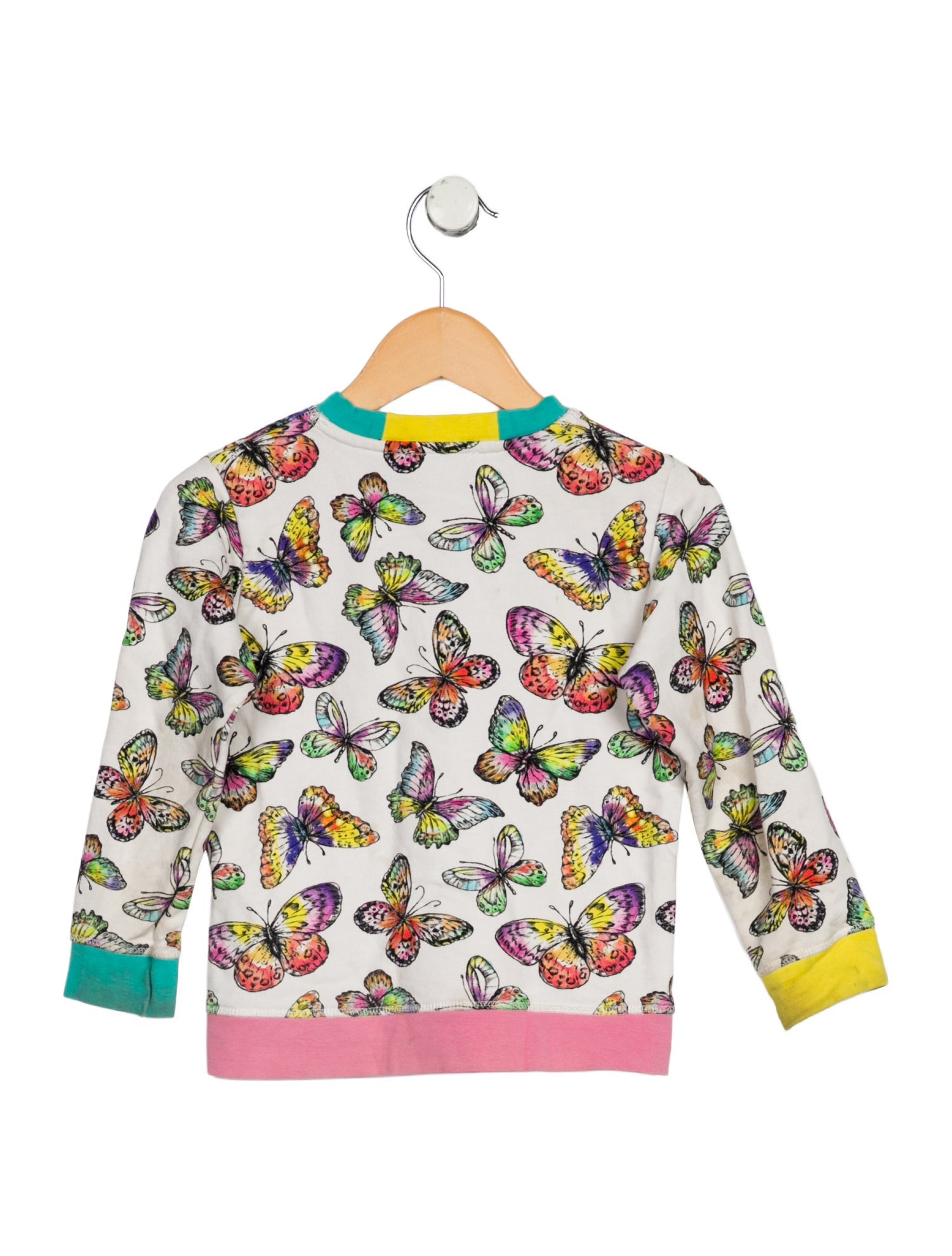 Stella McCartney Girls' Cotton Butterfly Sweater