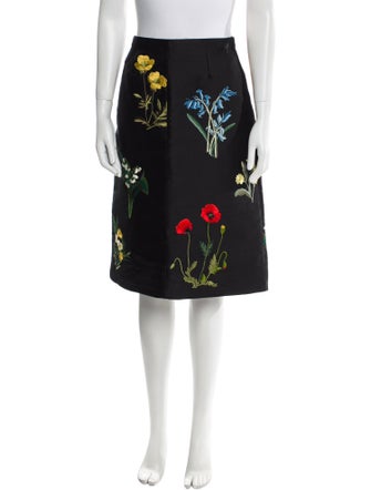 Stella McCartney Floral Print Knee-Length Skirt