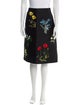 Stella McCartney Floral Print Knee-Length Skirt