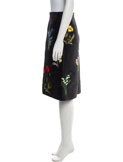 Stella McCartney Floral Print Knee-Length Skirt
