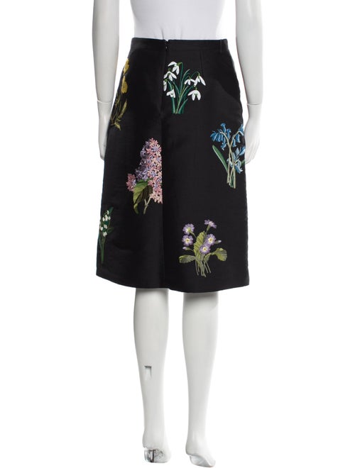 Stella McCartney Floral Print Knee-Length Skirt