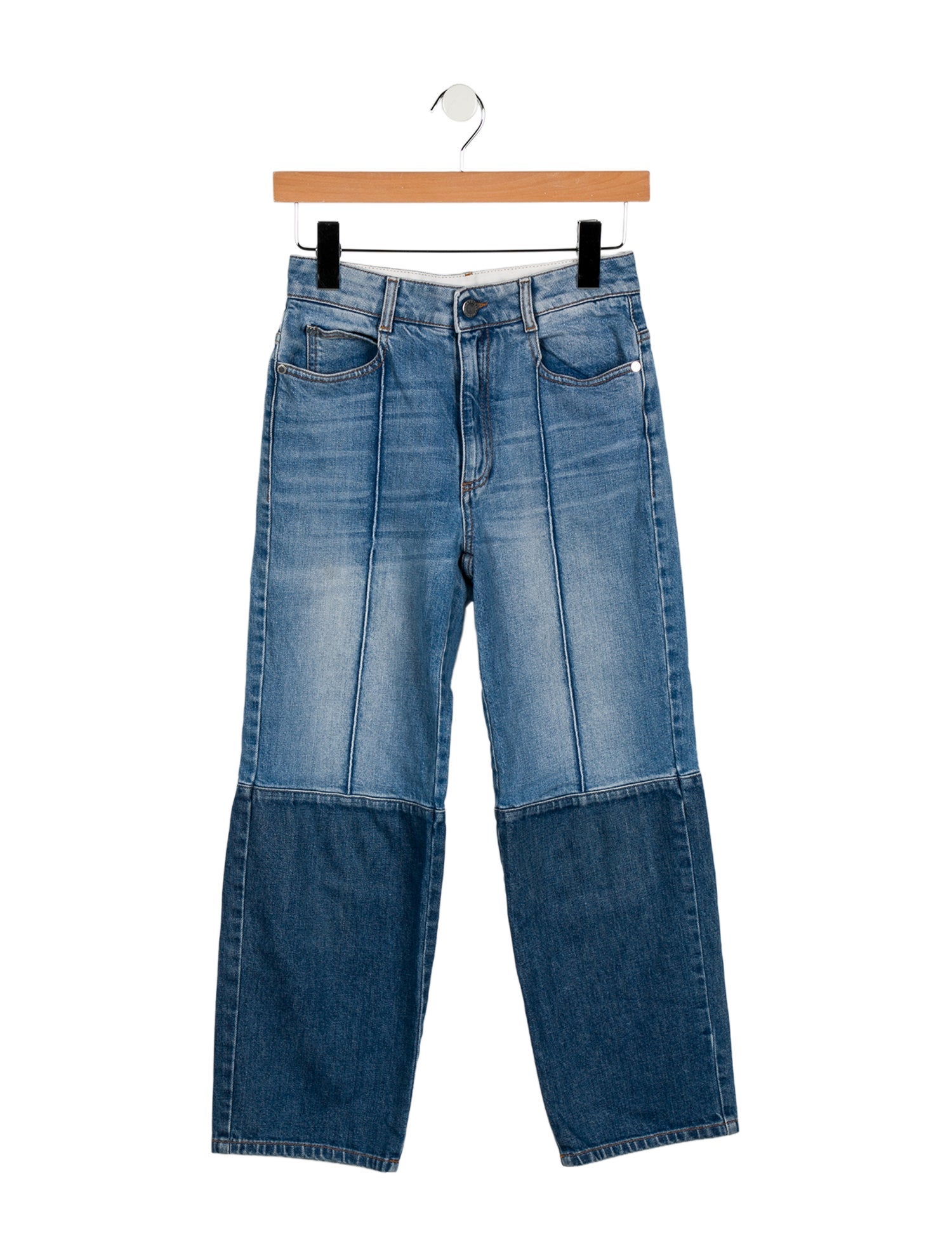 Stella McCartney Mid-Rise Straight Leg Jeans