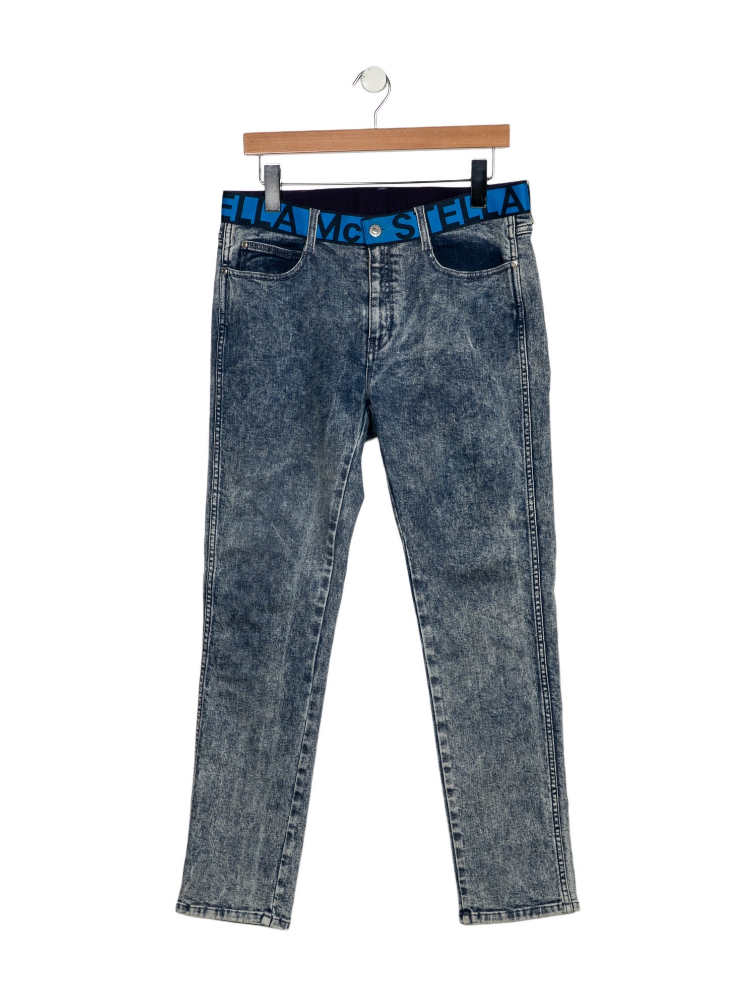 Stella McCartney Mid-Rise Straight Leg Jeans