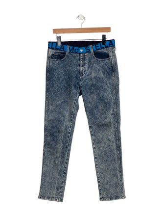 Stella McCartney Mid-Rise Straight Leg Jeans