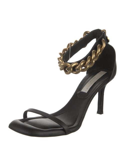 Stella McCartney Vegetarian Leather Chain-Link Accents Sandals
