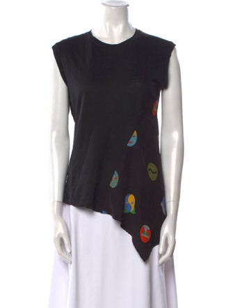 Stella McCartney Printed Crew Neck Top
