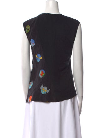 Stella McCartney Printed Crew Neck Top