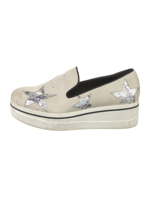 Stella McCartney Vegan Leather Floral Print Loafers