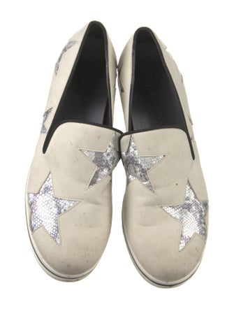 Stella McCartney Vegan Leather Floral Print Loafers