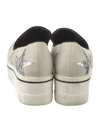 Stella McCartney Vegan Leather Floral Print Loafers