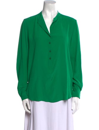Stella McCartney Silk V-Neck Blouse